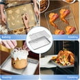 thumbnail image 6 of Baking Pan with Rack Set ,Yayun Stainless Steel Toaster Oven Tray & Cooling Grid Rack, Cookie Pans for Roasting Grilling, Non- Toxic & Dishwasher Safe (1 Pans + 1 Racks),Size 10 x 8 x 1 Inch, 6 of 8