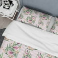 thumbnail image 4 of Designart 'Floral Botanical Retro X' Mid-Century Modern Duvet Cover Set, 4 of 4