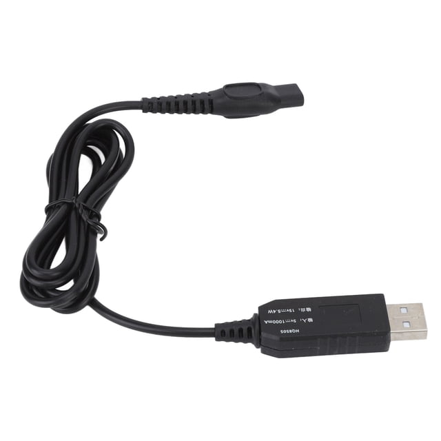 Cable de Cargador Shaver, Cable de Cargador Flexible PVC PVC 15V Transmisión RÁPIDA PARA VIAJES EN Casa para La Vida Diaria