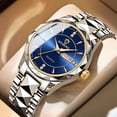 thumbnail image 2 of Binbond New Trendy Men's Watch Men's Waterproof Tungsten Steel Calendar Quartz Watch Popular, 2 of 6