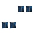 thumbnail image 2 of Justharion 2piece Update Space Sophisticated Sofa Home Decor Zippers Are Smooth dark blue 2Set, 2 of 6