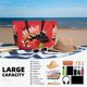 thumbnail image 5 of Easygdp Sushi Bolsa de Viaje de Playa de Gran Capacidad, Bolsa Tote Perfecta para la Playa, Escapadas de Fin de Semana y Viajes, 5 of 7