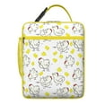 thumbnail image 5 of Chicken Insulated Lunch Bag Box Women Reusable Lunch Tote Bag with Front Pocket Cooler Tote Bag School Travel, 5 of 6
