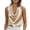 Beige, variant on Womens Cowl Neck Halter Tank Tops Silk Satin Going Out Trendy Summer Camisole Business Casual Blouses Outfits Black