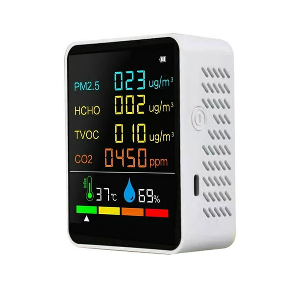 Household Air Quality Detector Multifunctional Co2 Tester with Carbon