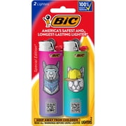 BIC 2-Pack Special Edition Maxi Pocket Lighter