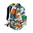 thumbnail image 2 of Mochila UWSG Garbage Trucks para hombre y mujer portátil de 14 pulgadas, 2 of 7