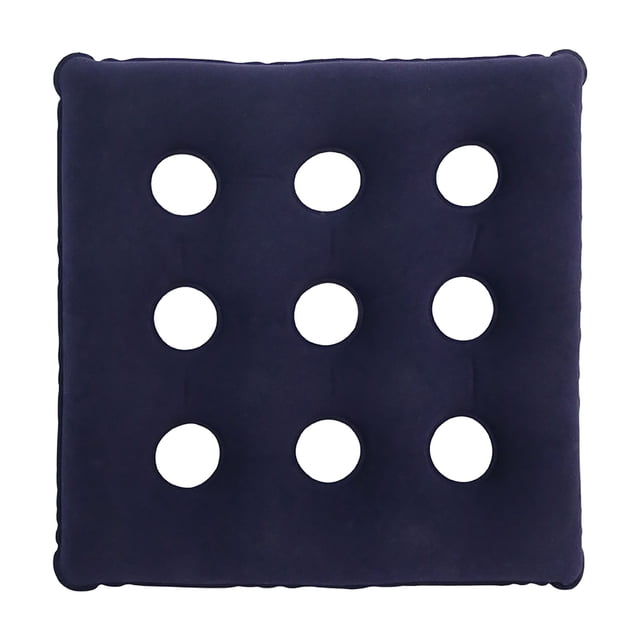 Modern Bar Stool Cushion Seat Cushion for Chair Removable, Machine Washable Cover Nine Hole Inflatable Seat Cushion Wheelchair Seat Cushion for Kitchen Dining Room Office Chairs, 15x15 Inch