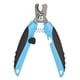 thumbnail image 2 of Tijeras para uñas para mascotas, cortauñas profesional de acero inoxidable para mascotas con mangos ergonómicos para perros y gatos, azul y negro PTk111, 2 of 12