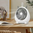 thumbnail image 2 of Hwkond Table Fan Desktop Desktop Fan Silent Fan Students Dormitory Office Small Portable Usb Rechargeable Fan on Clearance, 2 of 8
