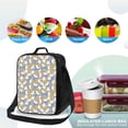 thumbnail image 4 of Gaeub Cute Rabbit print Lunch Box Large capacity Lunch Bag Leakproof Cooler Tote Bag Organizer with Adjustable Shoulder Strap, 4 of 7