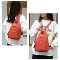 thumbnail image 2 of Entchin Crossbody Sling Bag for Women, Small Backpack Lightweight Chest Bag, Casual Day Pack Orange, 2 of 6