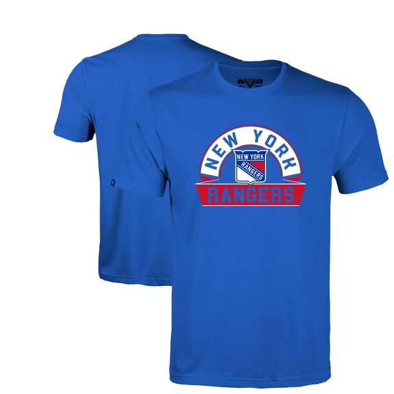 Youth Levelwear Royal New York Rangers Little Richmond Banner Arch T-Shirt