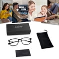 thumbnail image 5 of Joopin Blue Light Blocking Glasses Women/Men, Fashion Rectangular Eyeglasses Frames UV Ray Filter Computer Gaming Glasses (Black), 5 of 8