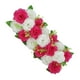 thumbnail image 1 of Panel de flores de arco de rosas, puerta arqueada, hilera de flores, decoración de mesa, camino rosa roja y blanca, 1 of 7