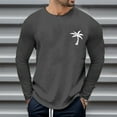 thumbnail image 2 of Gubotare Lightweight Hiking Shirt Men Fishing T Shirts for Men Long Sleeve Tee T-Shirt (Dark Gray,XXL), 2 of 5
