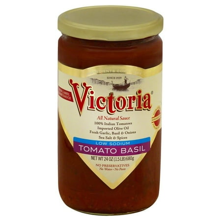 sodium tomato sauce low basil oz victoria natural walmart