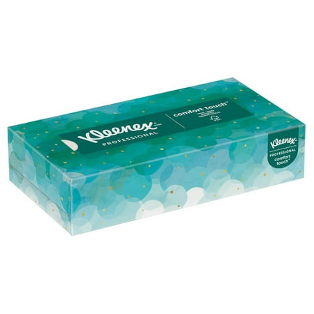 Kleenex 2-Ply Facial Tissue Flat Box 100 tissue Count  1 Flat Box