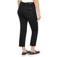 thumbnail image 3 of Seven7 Women's High Waisted Relaxed Fit Tower Straight Crop Jean (Black, 4), 3 of 4