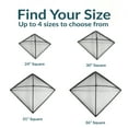 thumbnail image 6 of Sunnydaze 31" Square Steel Mesh Fire Pit Spark Screen, 6 of 10