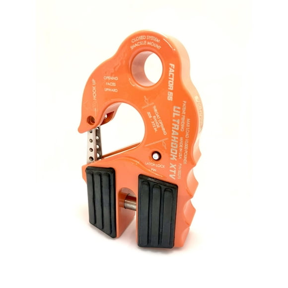 Factor 55 Winch Clevis Hook 00275-07 Ultra Hook; For Use Wich Wiches Rated 4500 Pounds or Less; For Up To 5/16 Inch Diameter Rope Or Cable; With Shackle Pin Mounting Hole For 3/4 Inch Pin