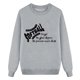 thumbnail image 1 of Gibobby Divertidas Sudaderas Sudadera con capucha sin capucha de moda ancha con estampado de béisbol de manga larga y cuello redondo para mujer (Gris, XL), 1 of 3