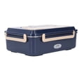 thumbnail image 1 of Electric Lunch Box Electric Heating Lunch Box 2 Grids Bento Box Stainless Steel 304 Stainless Steel Plug Electric Heating Electric Bento Box Electric Lunch Container Food Warmer, 1 of 7