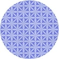 thumbnail image 1 of Ahgly Company Indoor Round Patterned Light Slate Blue Area Rugs, 7' Round, 1 of 6