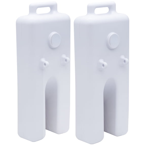 Aqua Select Weights for Above Ground In-Pool Steps, White, 2 Pack