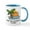 White/Blue Inside, variant on CafePress - Florida Fort Walton Beach Mugs - 11 oz Ceramic Mug - Novelty Coffee Tea Cup
