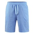 thumbnail image 4 of Short Pantalón De Algodón Y Lino Para Hombre, Playa, Yoga, 4 of 7