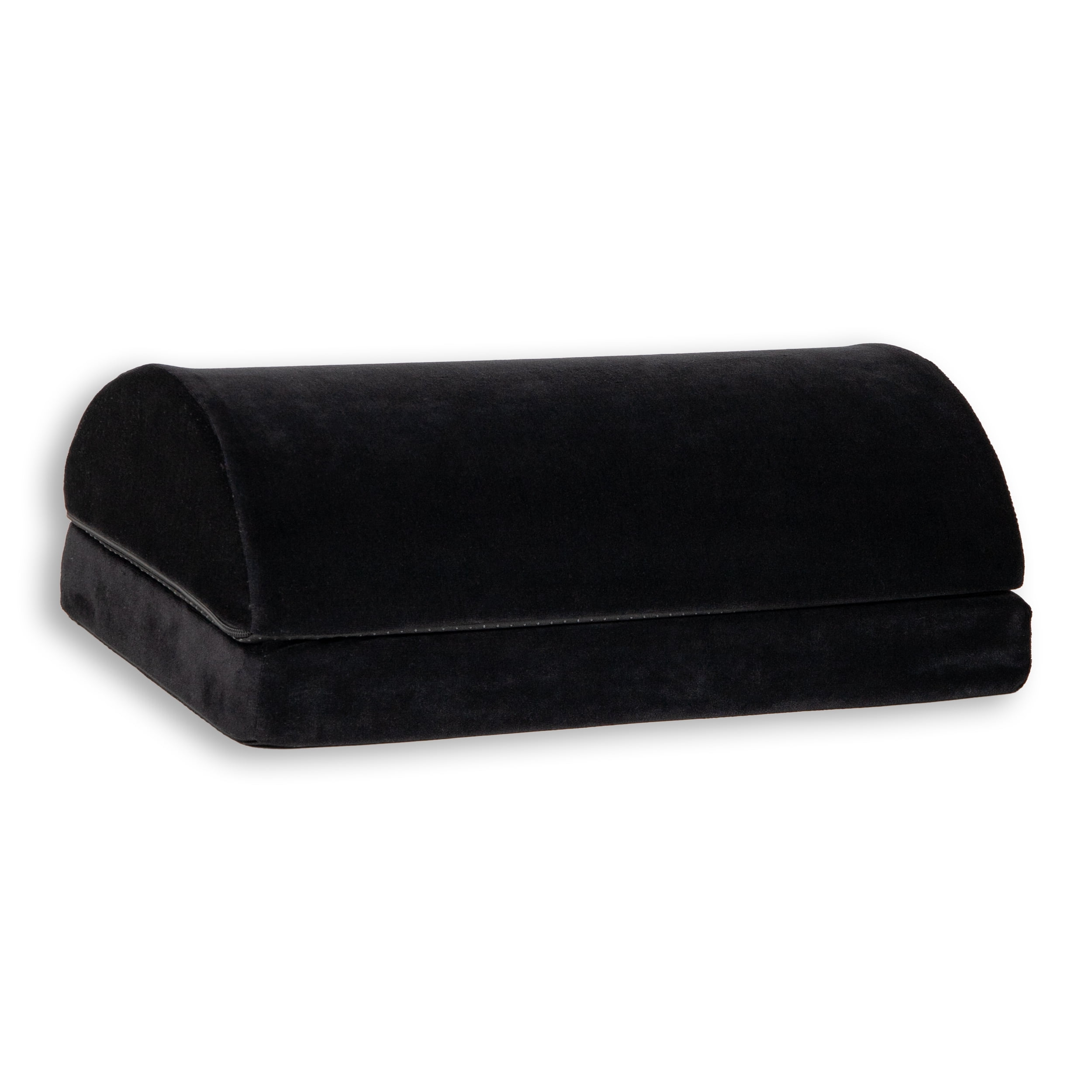 Mind Reader Air-Cloud Memory Foam Under Desk Footrest, Ergonomic Support for Back, Hip, Legs, Knees & Feet, Adjustable Height, Memory Foam, Black