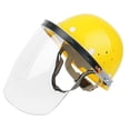thumbnail image 2 of Máscara facial protectora, casco de , cómoda, para adultos, profesional, ajustable, para de construcción, visera transparente, 2 of 8