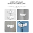thumbnail image 4 of Fiudx Cerradura de Cajón Multifuncional para Bebés, Diseño de Torsión Flexible de 360°, Protege Refrigeradores, Inodoros y Gabinetes, No Daña Los Muebles, Fácil de Usar para Adultos, 1 Juego de Cerra, 4 of 6