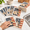 Patriotic, variant on 8 Pack Blue Hydrangea Cotton Kitchen Dishcloths, Absorbent Cleaning Towels