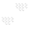 thumbnail image 1 of Kenally Paquete de 10 ganchos para toldo de plástico de acero inoxidable, percha para campistas, tienda de campaña, soporte de Clip para luz de fiesta, Type1 NO1 Kenally CBP209350, 1 of 5