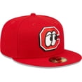 thumbnail image 3 of Men's New Era Red Chattanooga Lookouts Authentic Collection Team Home 59FIFTY Fitted Hat, 3 of 6