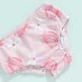thumbnail image 7 of Bagilaanoe Toddler Baby Girls Swimsuits 3 Piece Tankini Set Floral Print Fly Sleeve Tops + Shorts + Swim Cap 6M 12M 18M 24M 3T Kids Swimwear Bathing Suit Beachwear, 7 of 7