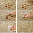 thumbnail image 4 of Round Vinyl Fitted Tablecloth with Flannel Backing Elastic Edge Plastic Table Cover Waterproof Table Cloth Stain-Resistant Wipeable for 45"-52" Round Table, 4 of 6