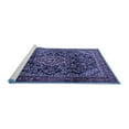thumbnail image 2 of Ahgly Company Machine Washable Indoor Rectangle Persian Blue Traditional Area Rugs, 5' x 8', 2 of 4