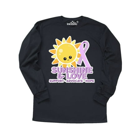 Sunshine & Love Support Advocate Hope Testicular Cancer Awareness Long Sleeve