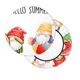 thumbnail image 2 of Balery Summer Gnome Fundas de asiento para taburete de bar redondo de tela de terciopelo ajustables que protegen de arañazos y manchas para sillas de 14 a 17 pulgadas.-13 inch, 2 of 7