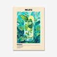 thumbnail image 3 of Cocktail Mojito Juice Drinks Bar Vintage Wall Art Canvas Painting Cartoon Poster Prints Wall Pictures For Kitchen Bar Club Decor, 3 of 5