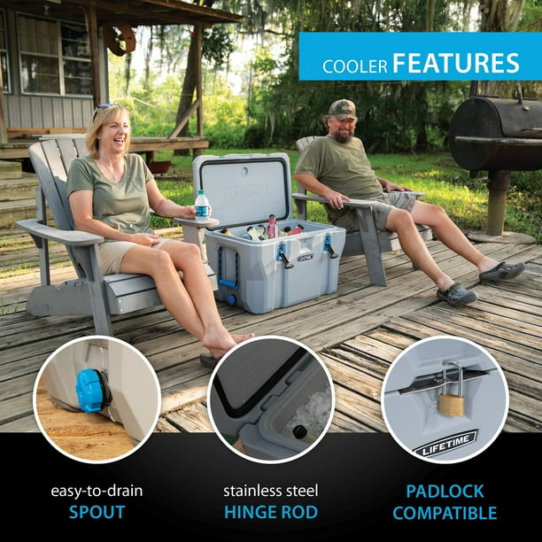 激レア COLD AS LIFE／XLサイズ Lifetime 77 qt Bear-Resistant Camping Cooler, Premium High