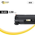thumbnail image 2 of Toner Bank 4-Pack Compatible Toner for HP CF283X 83X Pro MFP M127fw M125nw M201dw M225dw M125a M127fn Printer 4 * Black, 2 of 9