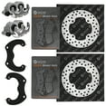 thumbnail image 1 of Niche Rear Brake Rotor Caliper Pad Kit for Polaris Ranger Crew 900 5248250 UTV MK1007991, 1 of 8