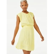 Free Assembly Women's Flutter Sleeve Mini Dress