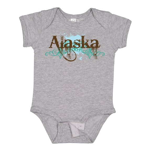 Inktastic Alaska Grunge Boys or Girls Baby Bodysuit