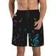 thumbnail image 1 of Fotbe Color Musical Notes Trajes de Baño Estampados para Hombre, Shorts de Verano de Secado Rápido, Ropa de Playa, Bañadores-XX-Large, 1 of 6