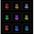 thumbnail image 5 of LINLIN LED Coaster, 2 Pcs LED Car Coasters LED Light Up Car Coasters with 7 Colors Luminescent Light Cup Pad, USB Charging Cup Mat, 5 of 5